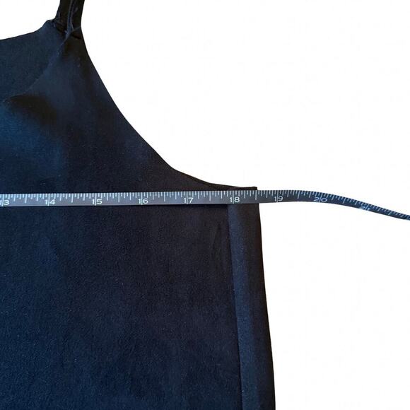 Mod Ref Faux Suede Black Slip Dress – Medium 770S - Picture 4 of 7